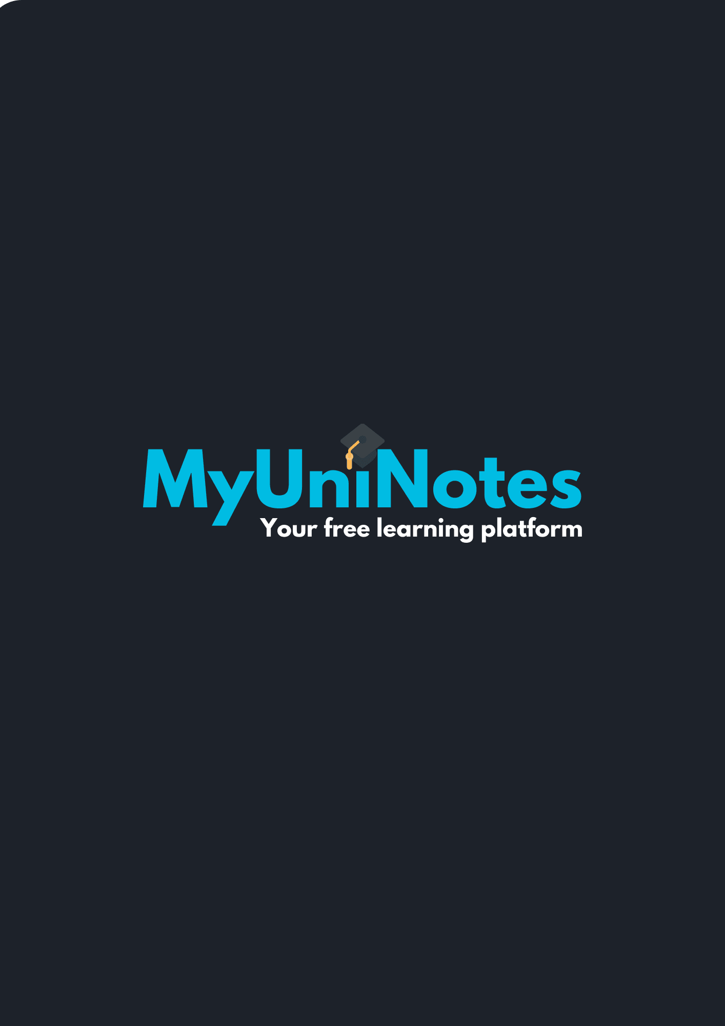 User-Oriented Design: MyUniNotes als Lernplattform